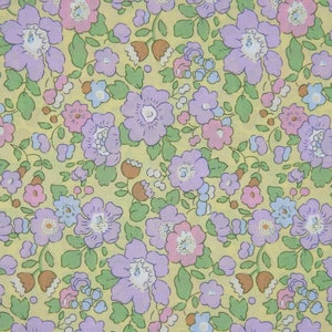 Tessuto Liberty Tana Lawn (Betsy Meadow Yellow)
