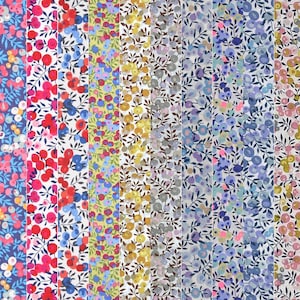 Confezione da 10 pezzi di tessuto Liberty Tana Lawn (Wiltshire)