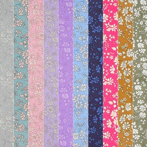 10 Piece Bundle Liberty Fabric Tana Lawn (Capel)
