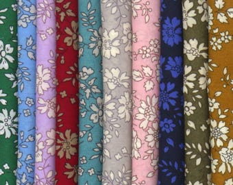 10 Piece Bundle Liberty Fabric Tana Lawn (Capel)