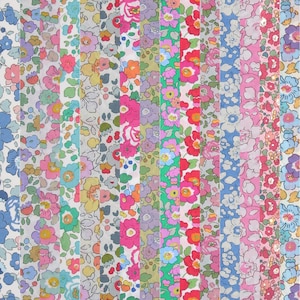 5-15 Piece Bundle Liberty Fabric Tana Lawn (Betsy)