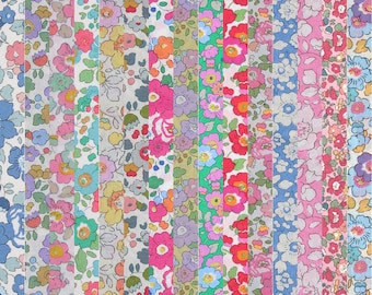 5-15 Piece Bundle Liberty Fabric Tana Lawn (Betsy)