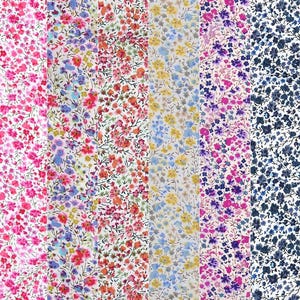 6 Piece Bundle Liberty Fabric Tana Lawn (Phoebe)