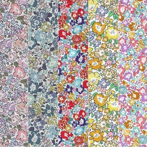 5 Piece Bundle Liberty Fabric Tana Lawn (Michelle)