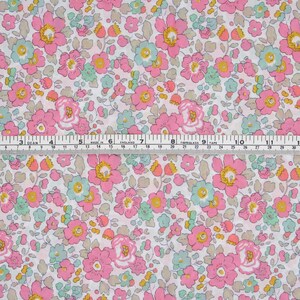 Liberty Fabric Tana Lawn Betsy Light Pink image 3