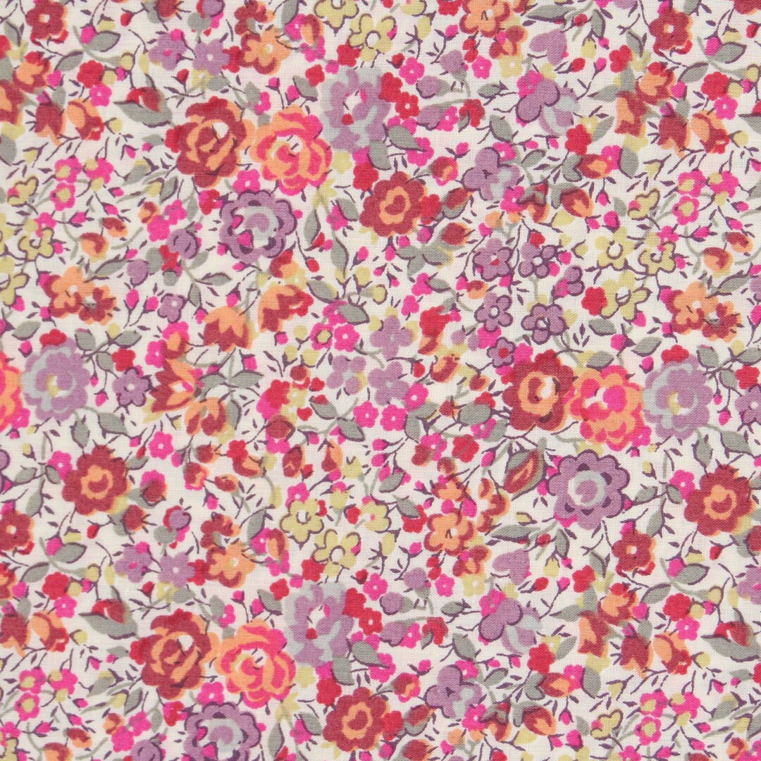 Liberty Fabric Tana Lawn (emma and Georgina Orange) - Etsy