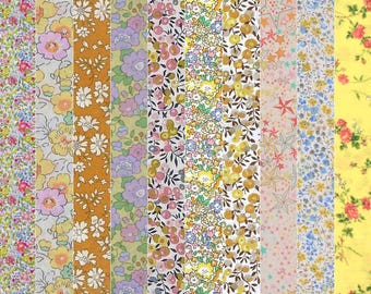 5-10 Piece Bundle Liberty Fabric Tana Lawn (Yellows)