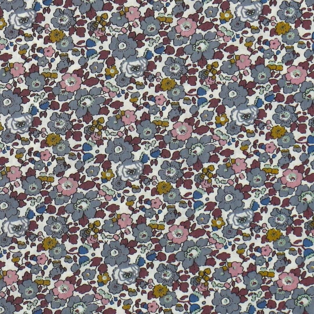 Liberty Fabric Tana Lawn (betsy Ann Grey) - Etsy