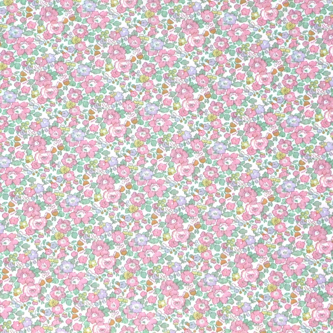 Liberty Fabric Tana Lawn (betsy Ann Light Pink) - Etsy