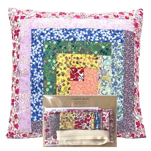Cushion Kit Liberty Fabric Tana Lawn (Log Cabin)