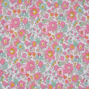 Liberty Fabric Tana Lawn Betsy Light Pink image 2