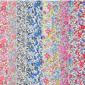 10 Piece Bundle Liberty Fabric Tana Lawn (Emma Georgina)