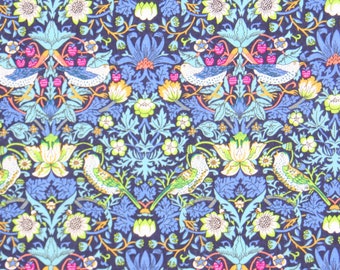 Liberty Fabric Tana Lawn (Strawberry Thief Teal)