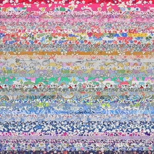 Quilt Kit Liberty Fabric Tana Lawn (Strip Rainbow)