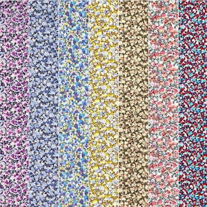 Set di 7 pezzi di tessuto Liberty Tana Lawn (Pepper)