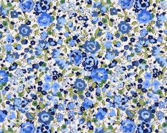 Liberty Fabric Tana Lawn (Emma and Georgina Blue)