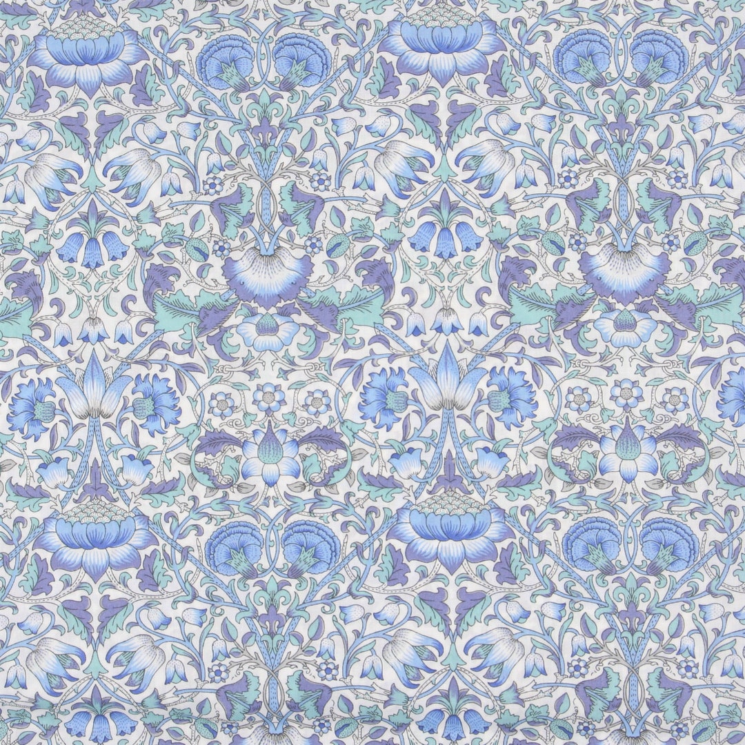 Liberty Fabric Tana Lawn (lodden Blue) - Etsy