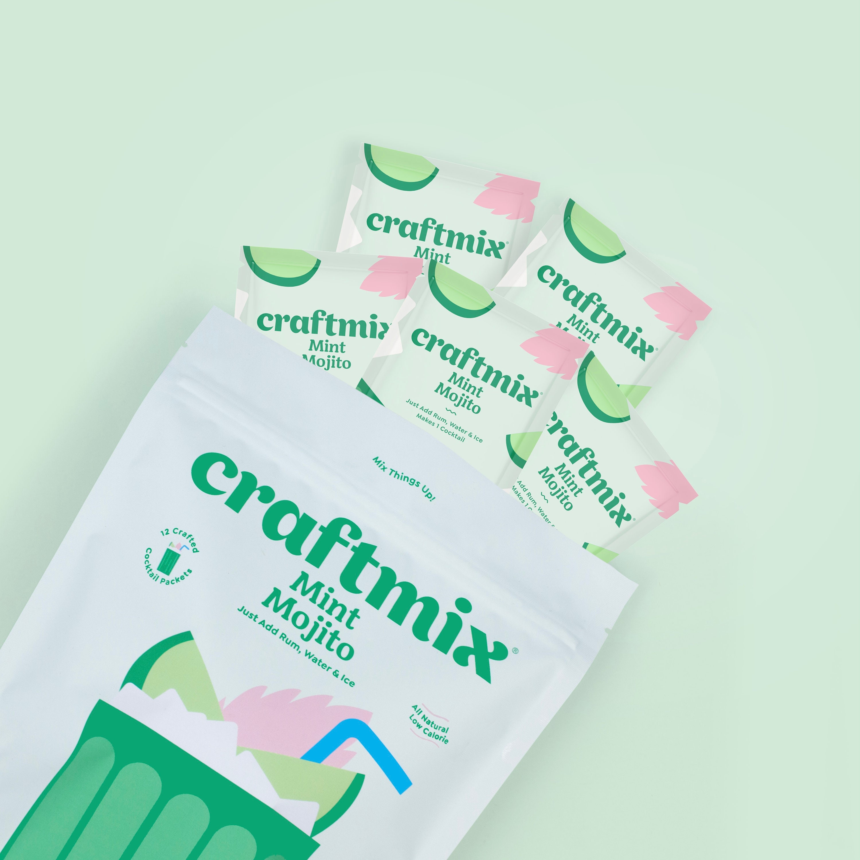 Craftmix - Mint Mojito Cocktail Mocktail Drink Mixer Packets