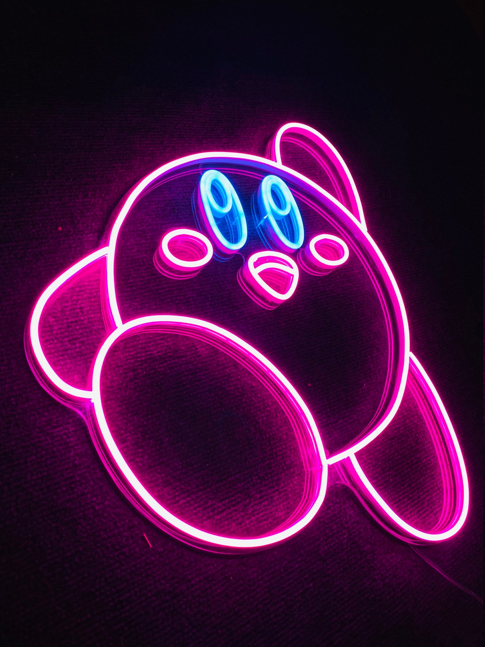Kirby Neon Sign Kawaii Kirby Kirby Pokémon Pokémon Neon | Etsy