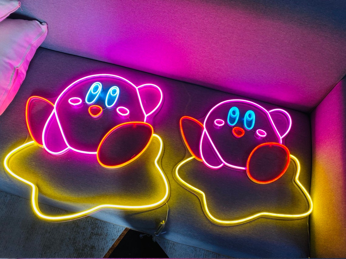 Kirby Neon Sign/ Kirby Neon Sign/ Neon Sign / LED Neon Sign/ - Etsy
