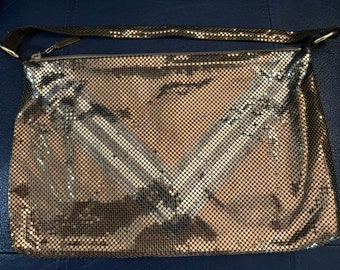 Whiting & Davis bronze metal purse