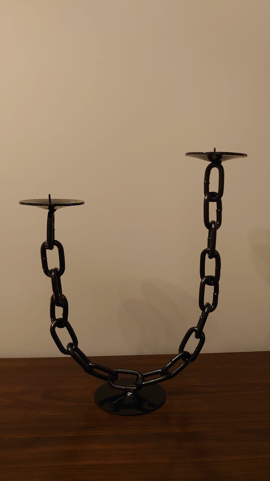 Handmade Steel Chain Candle Holder Etsy UK