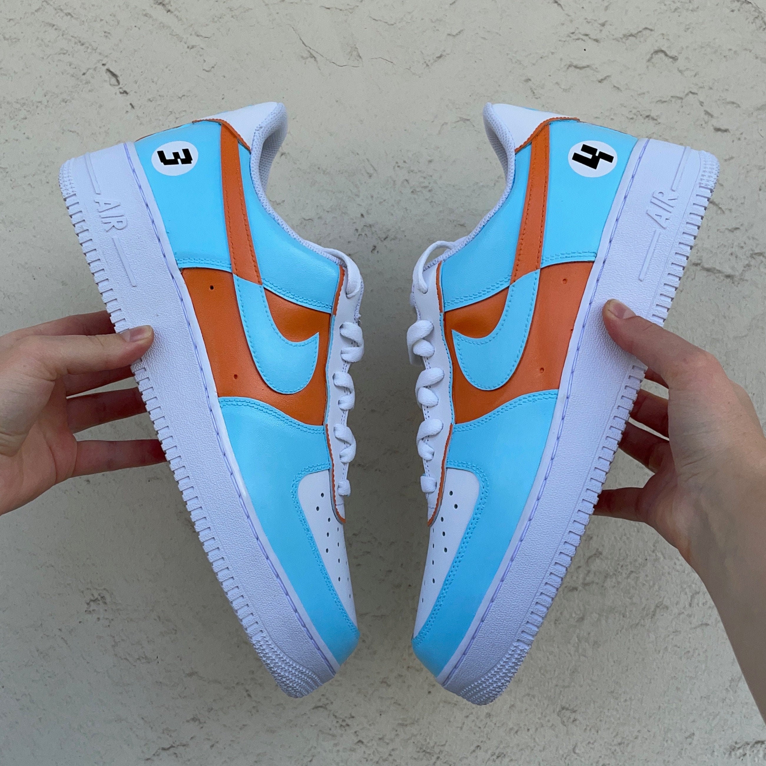 Custom Mclaren X Nike AF1 Gulf Design Lando Norris Daniel | Etsy اوقان Custom Mclaren X Nike AF1 Gulf Design Lando Norris Daniel | Etsy اوقان