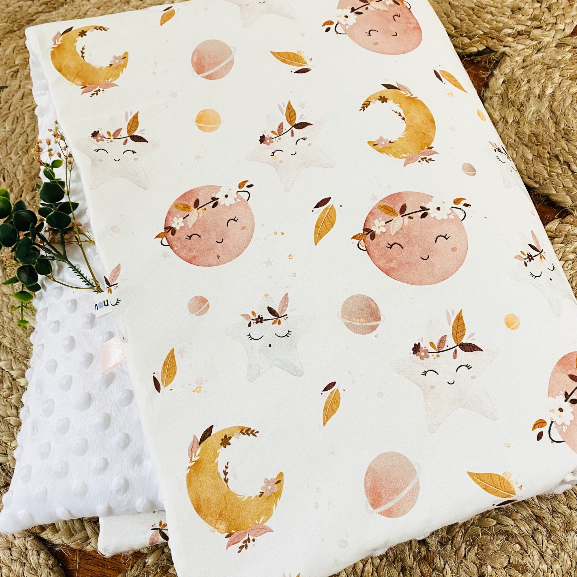 Couverture Hiver Pour Bébés en Minky Fait Mail à Utiliser Pendant Les Promenades