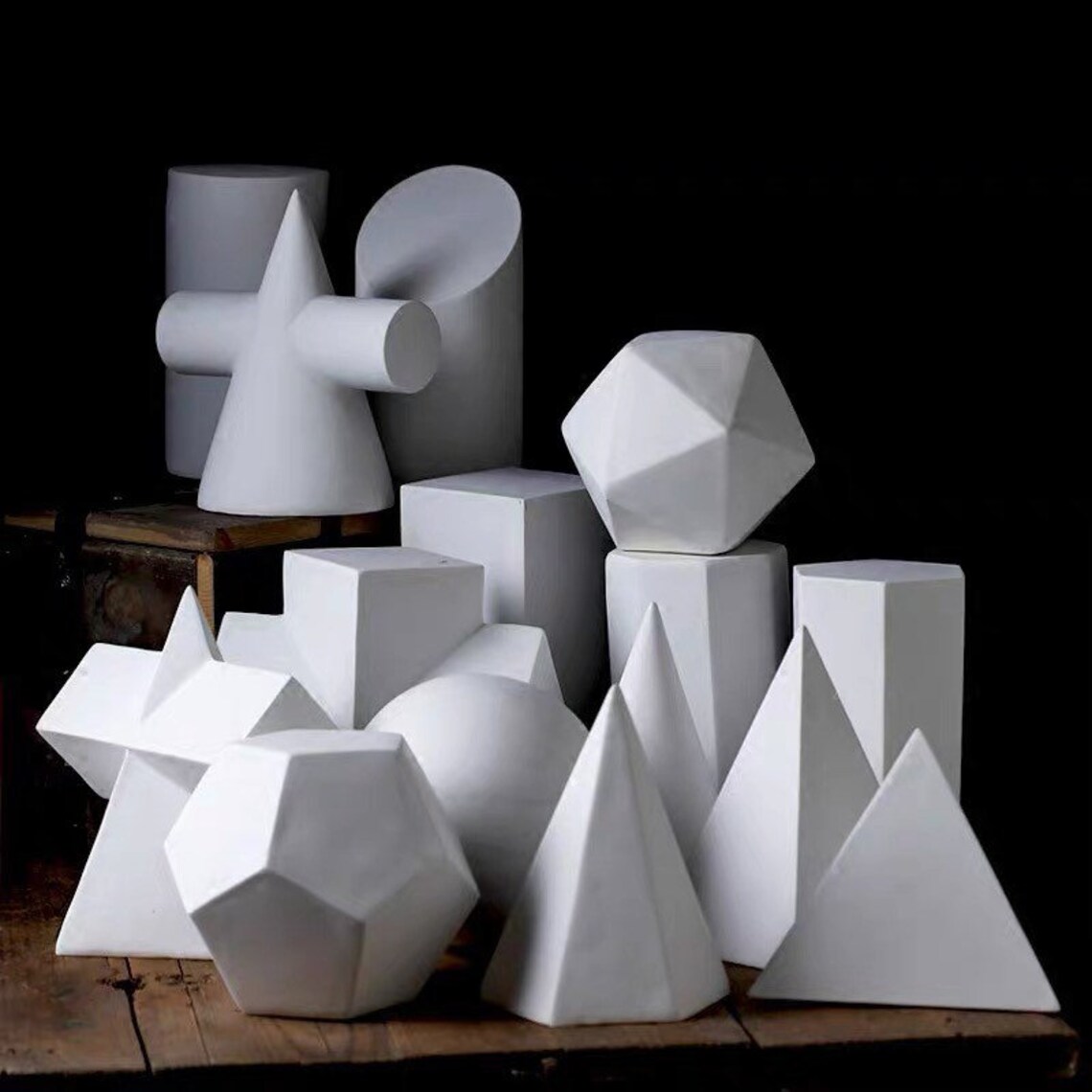 White Geometry Photography Props Still Life Cube Photography Etsy