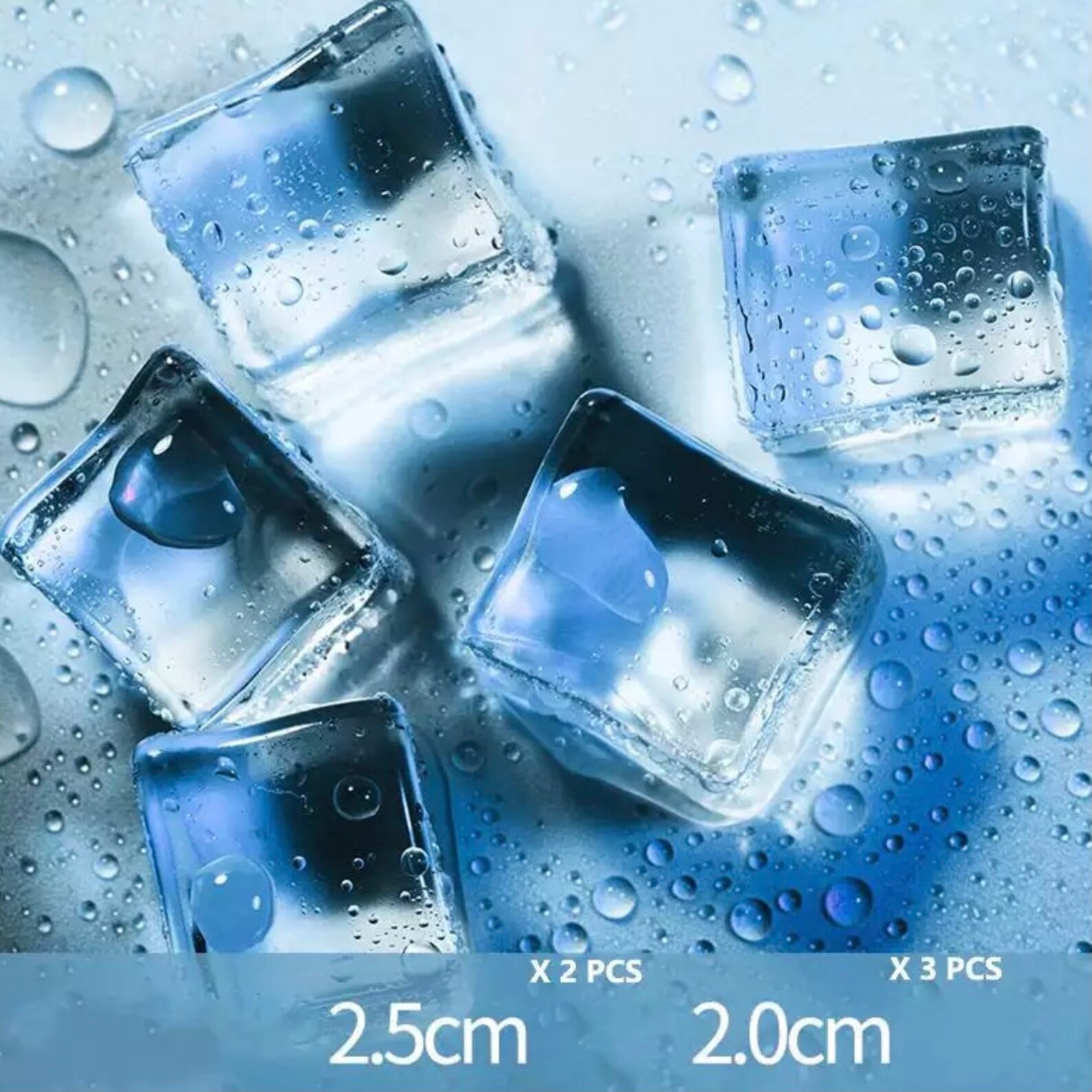 Simulation Ice Cube Photography Props Crushed Fake Ice Etsy