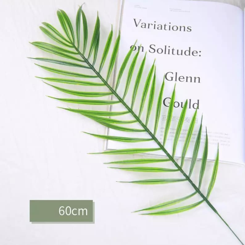 Simulation Tree Big Leaf Fake Plant Artificial Green Leaves Etsy