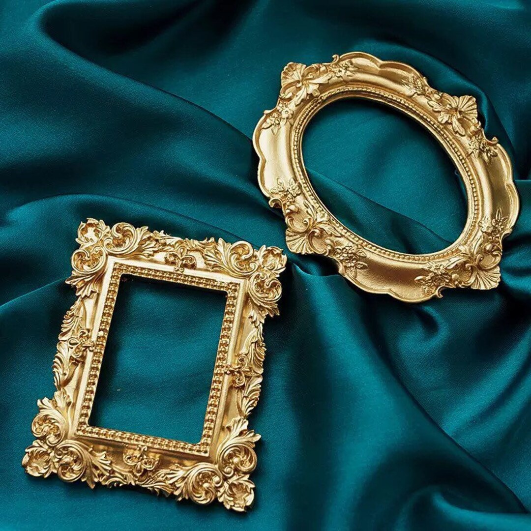 Vintage Gold Photo Frame Product Photography Prop Product Etsy