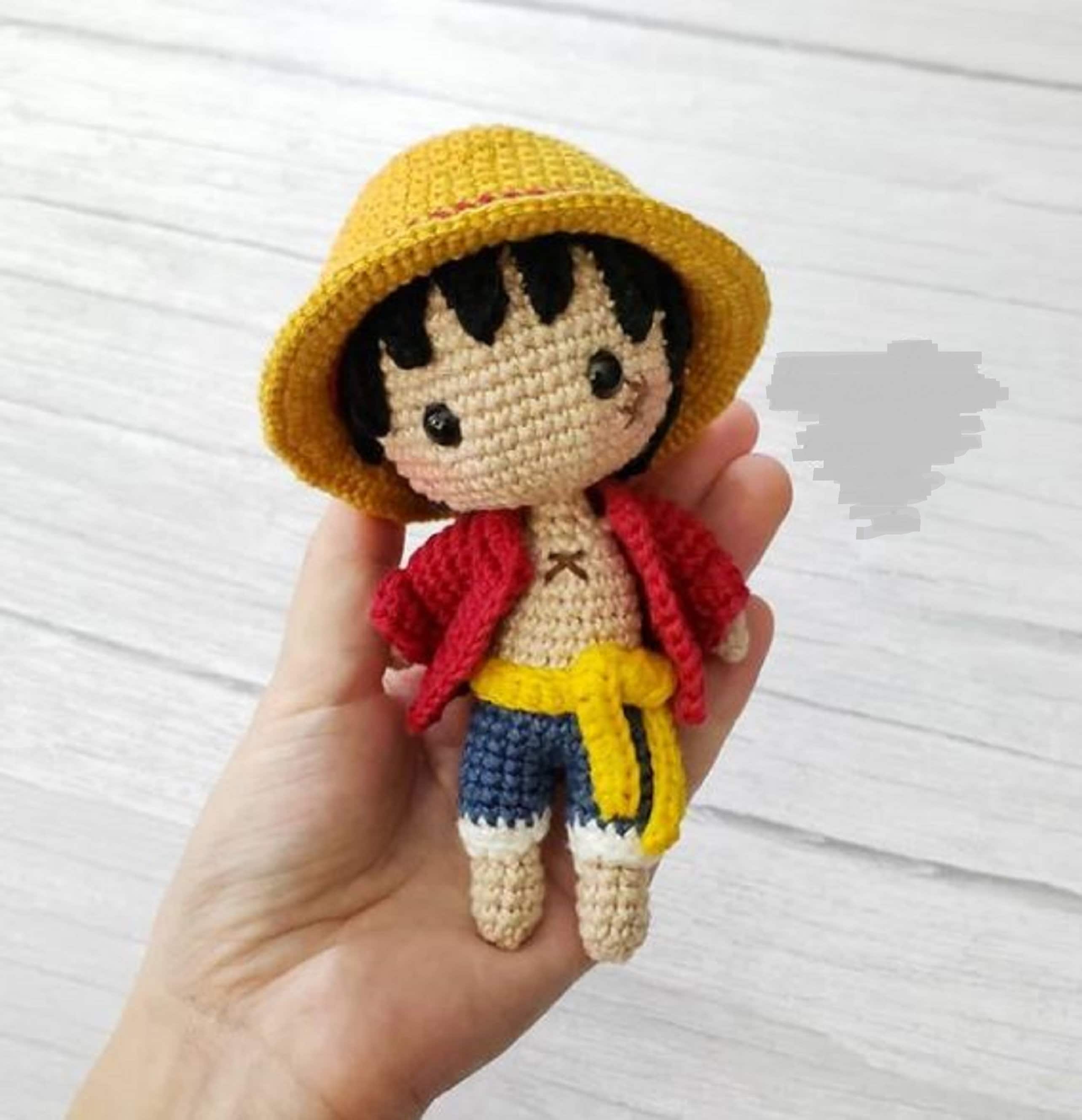 Monkey D. Luffy crochet doll One Piece amigurumi doll Etsy