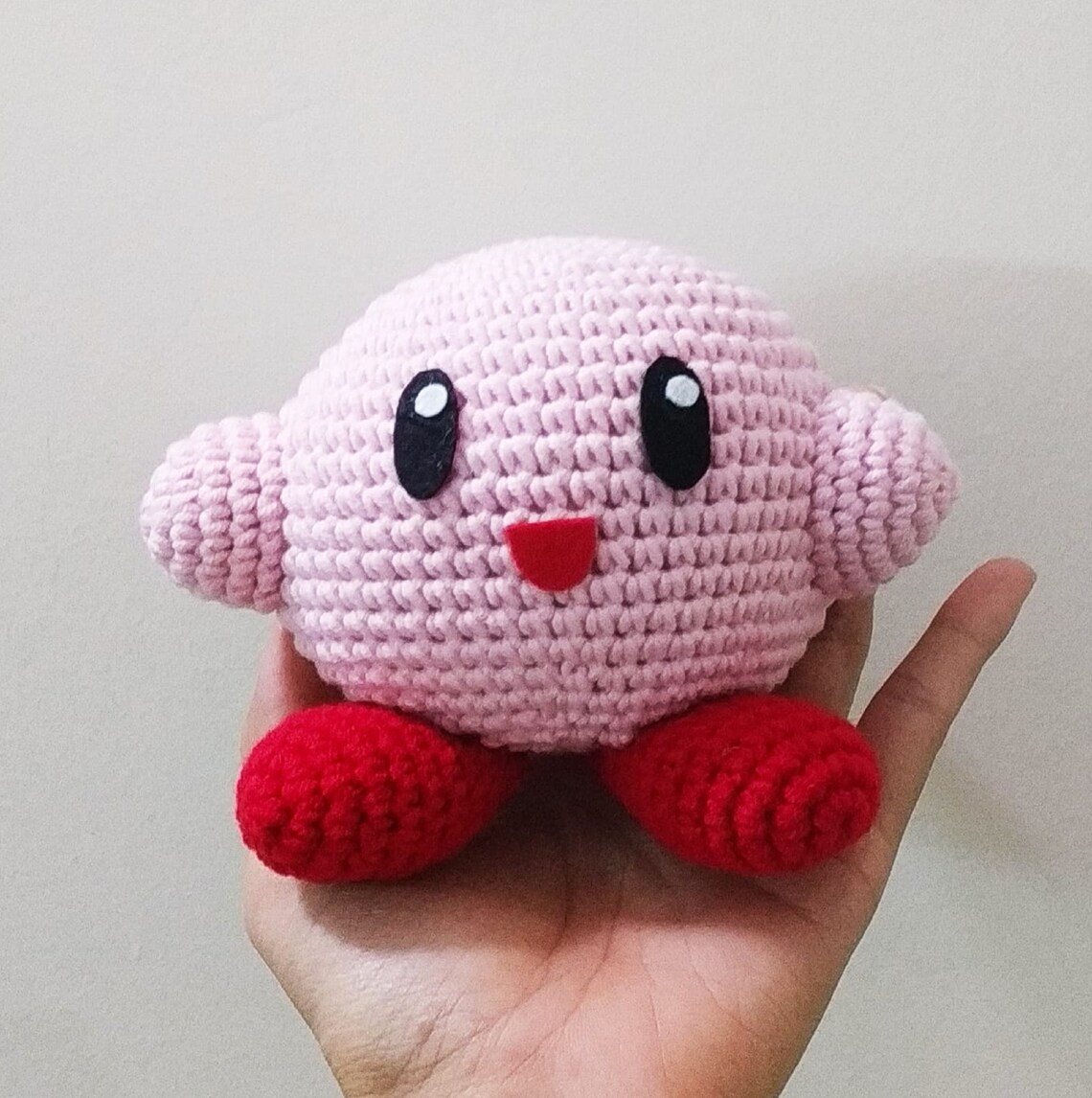 Kirby crochet doll Cute handmade amigurumi doll Lovely Etsy