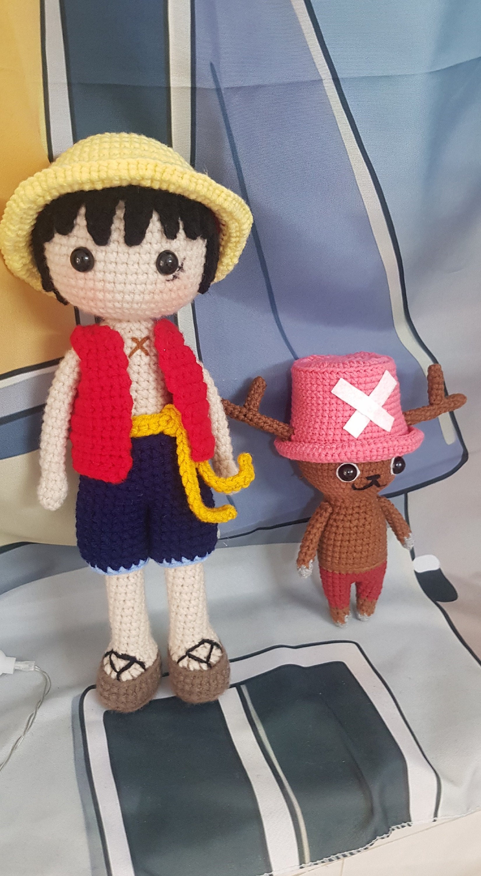 Combo One Piece inspired doll Monkey D. Luffy crochet doll | Etsy