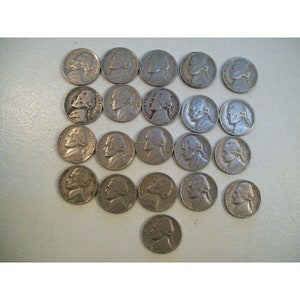 US 1941 Jefferson Nickel Lot of 21