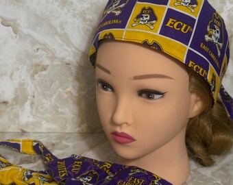 Scrub cap, hair cover, reversible ECU
