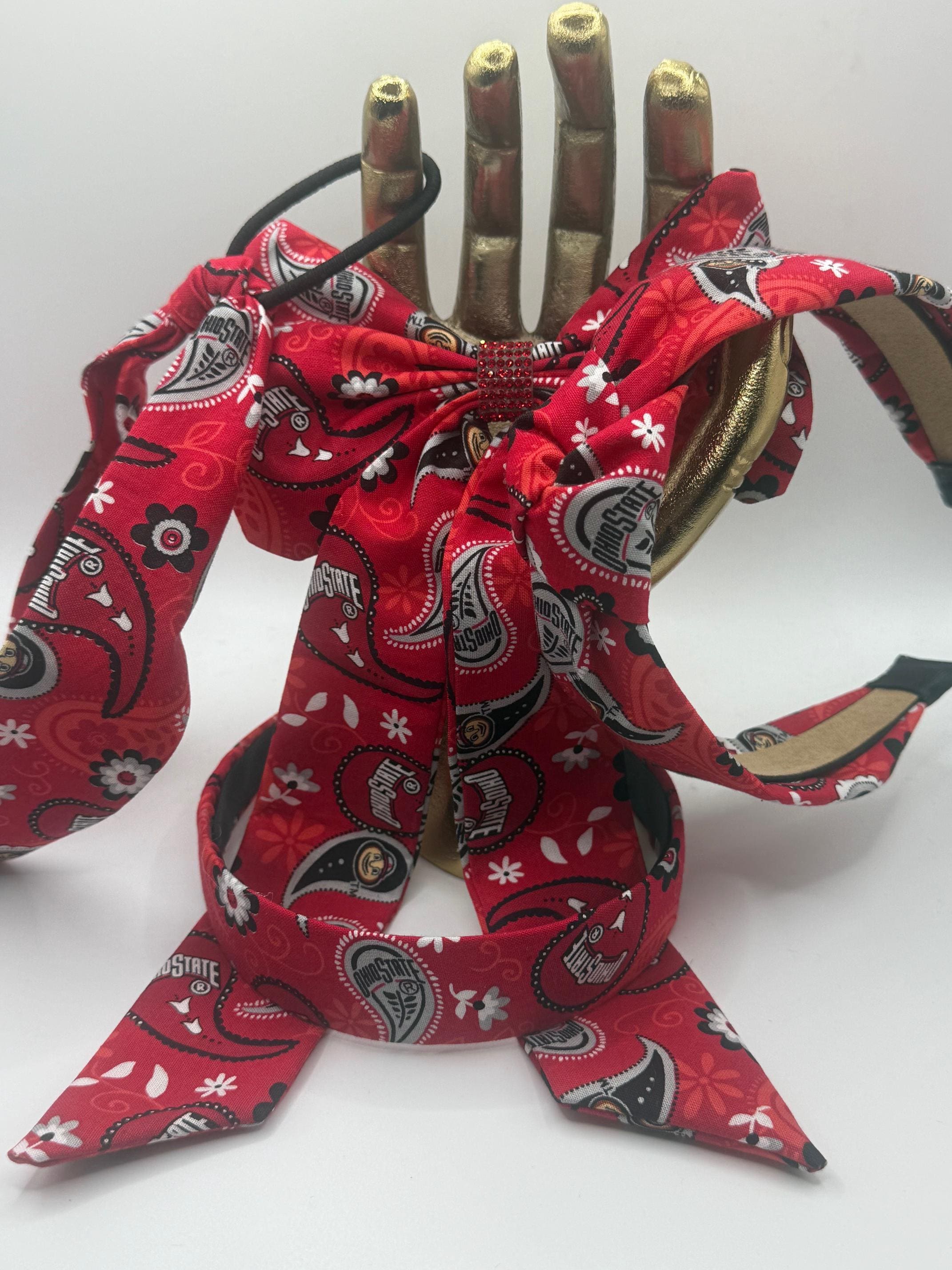 Ohio State University OSU Beaded Headband Hand Beaded NWT Buckeyes Ohio State Headbands main image 2
