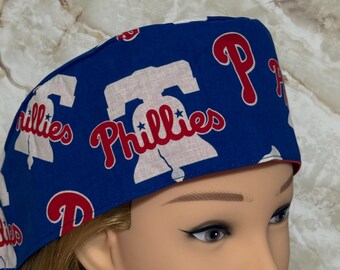 Philadelphia Phillies scrub cap, unisex one size fits most, reversible