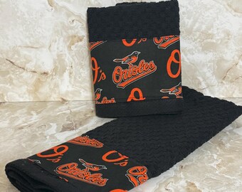 Baltimore Orioles Dishtowels, Set of two, Baseball