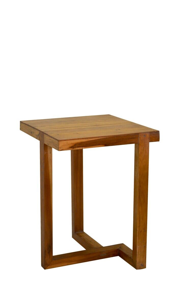 Wooden and Metal Corner Table Etsy