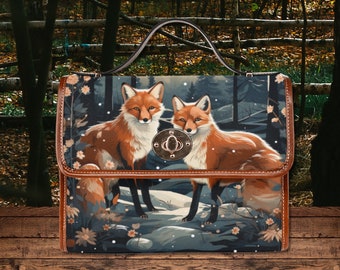 Under Fox Moon Satchel Handbag