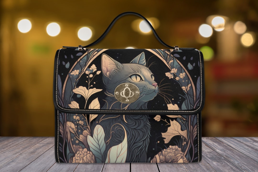 Cat leather bag hotsell
