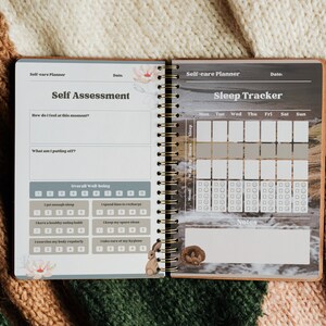 Woodland fox and rabbit planner sheets, autumn organiser by Fae and Magpie