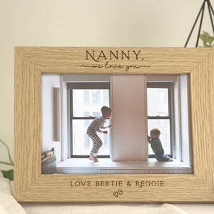 Nanny I Love You Gift Gift for Nan Nana Nanny Nannie Custom Personalised Engraving immagine 6