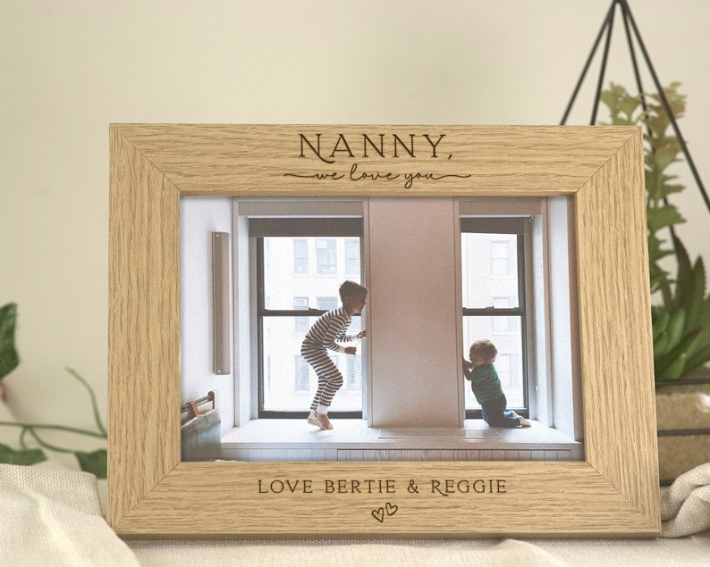 Nanny I Love You Gift Gift for Nan Nana Nanny Nannie Custom Personalised Engraving image 6