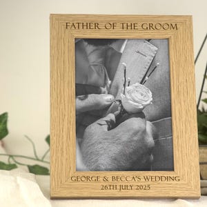 Father of the Bride Father of the Groom Wedding Favour | Custom Personalised Engraving