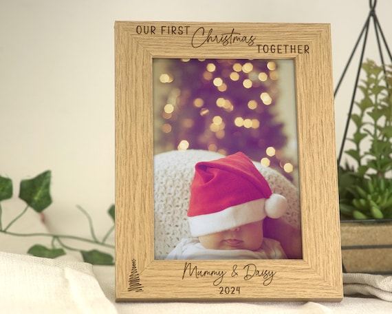 Mummy's First Christmas Gift | Our First Christmas Gift for Mum Mummy Mama from Baby | Engraved Personalised Gift