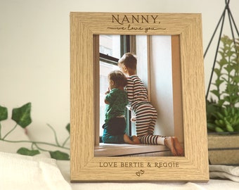 Nanny I Love You Gift | Gift for Nan Nana Nanny Nannie | Custom Personalised Engraving