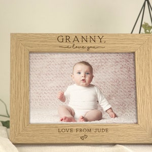 Nanny I Love You Gift Gift for Nan Nana Nanny Nannie Custom Personalised Engraving image 7